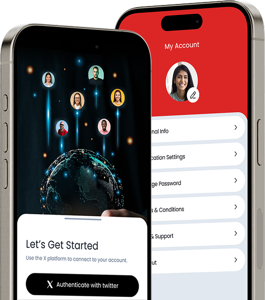RedCell Social mobile app for human-powered X/Twitter engagement